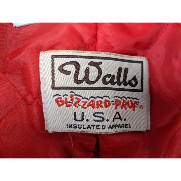 Vintage 2XL Tall Insulated Walls Mens Coveralls Blizzard Pruf Chest 50-52 Blue - Picture 7 of 15